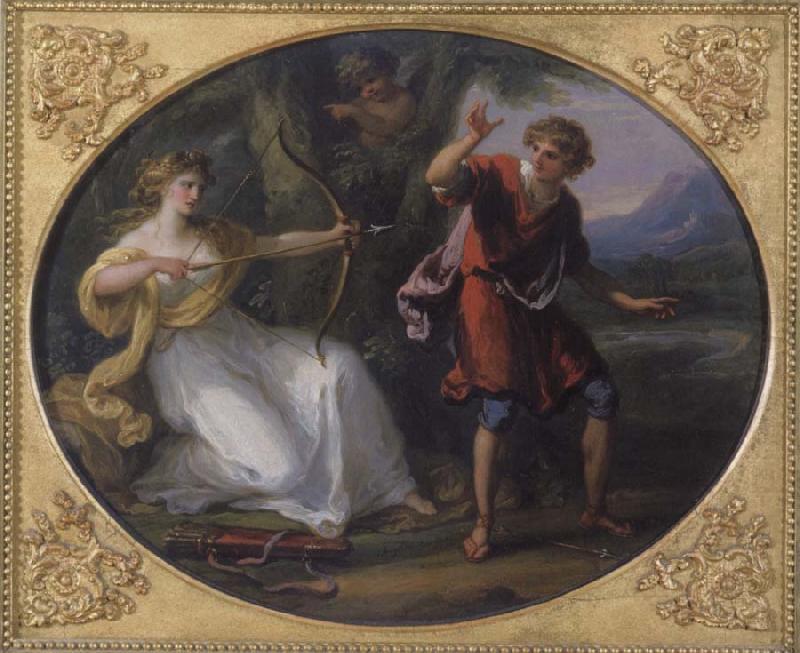 Nymphe und Jungling, Angelica Kauffmann